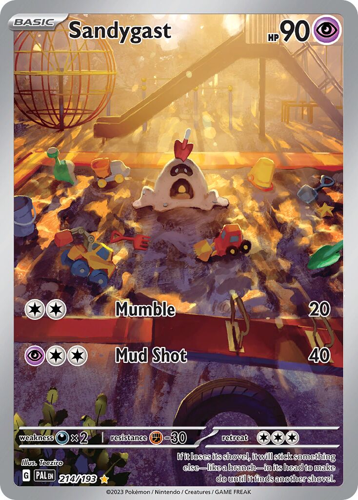 Sandygast - 214/193 - Illustration Rare (Inglés Foil NM)