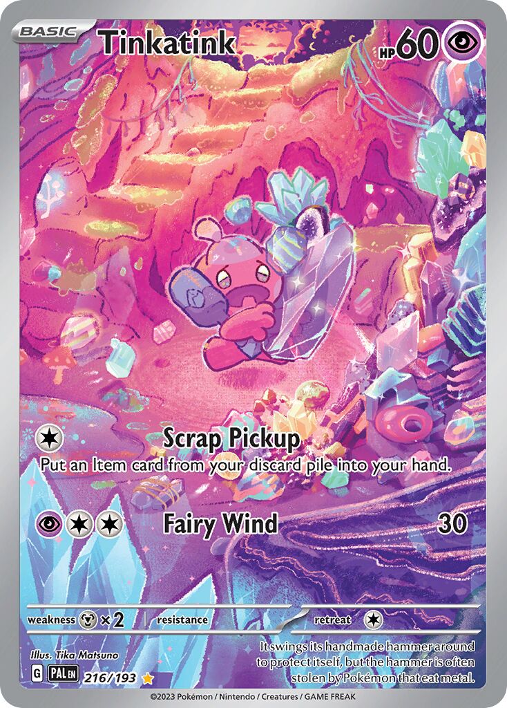 Tinkatink - 216/193 - Illustration Rare (Inglés Foil LP)