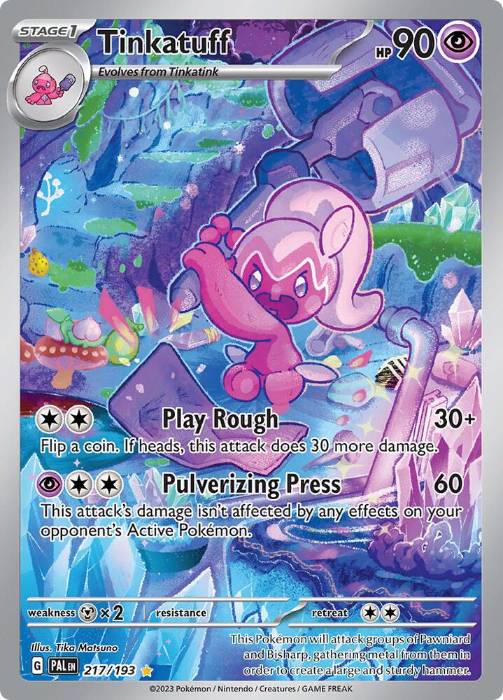 Tinkatuff - 217/193 - Illustration Rare (Español Foil NM)