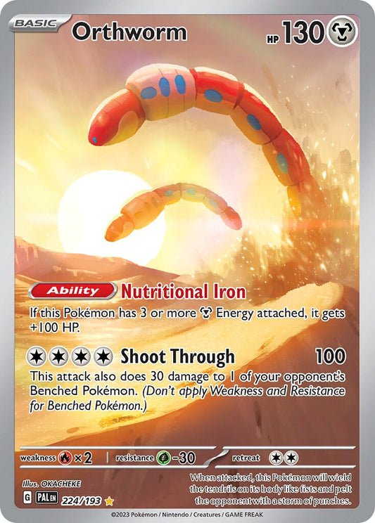 Orthworm - 224/193 - Illustration Rare (Inglés Foil NM)