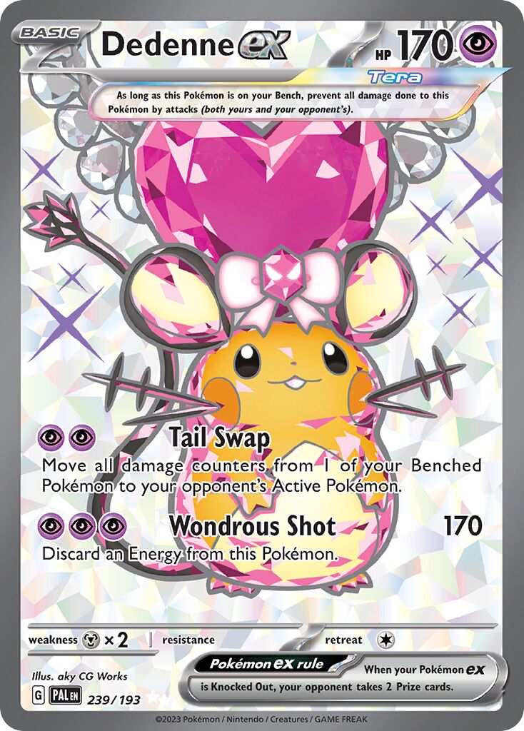 Dedenne ex - 239/193 - Ultra Rare (Inglés Foil NM)