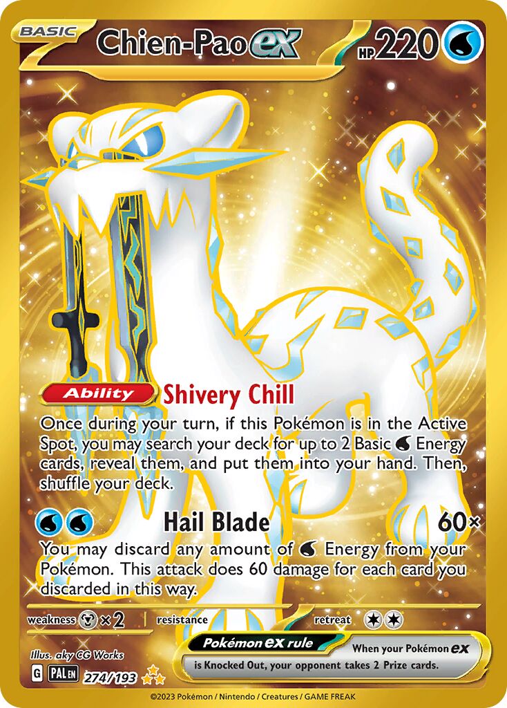 Chien-Pao ex - 274/193 - Hyper Rare (Español Foil NM)
