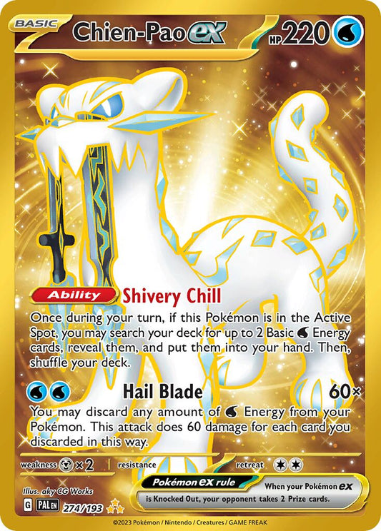 Chien-Pao ex - 274/193 - Hyper Rare (Español Foil NM)