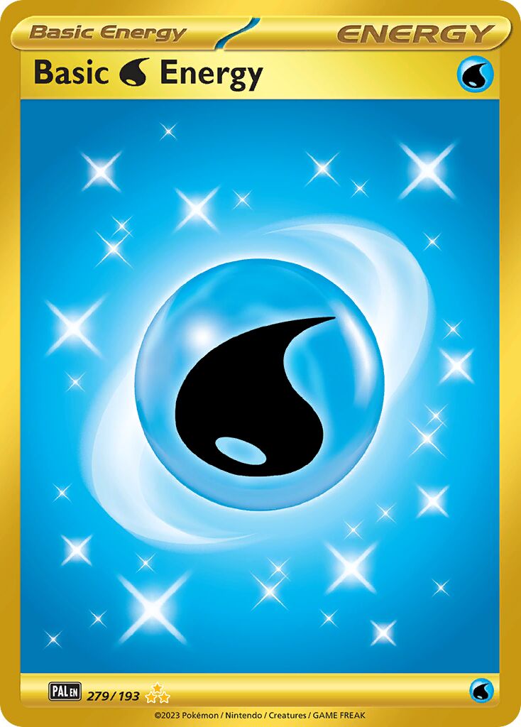 Basic Water Energy - 279/193 - Hyper Rare (Inglés Foil NM)