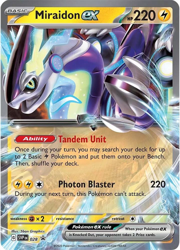 Miraidon ex - 028 - Promo (Inglés Foil NM)