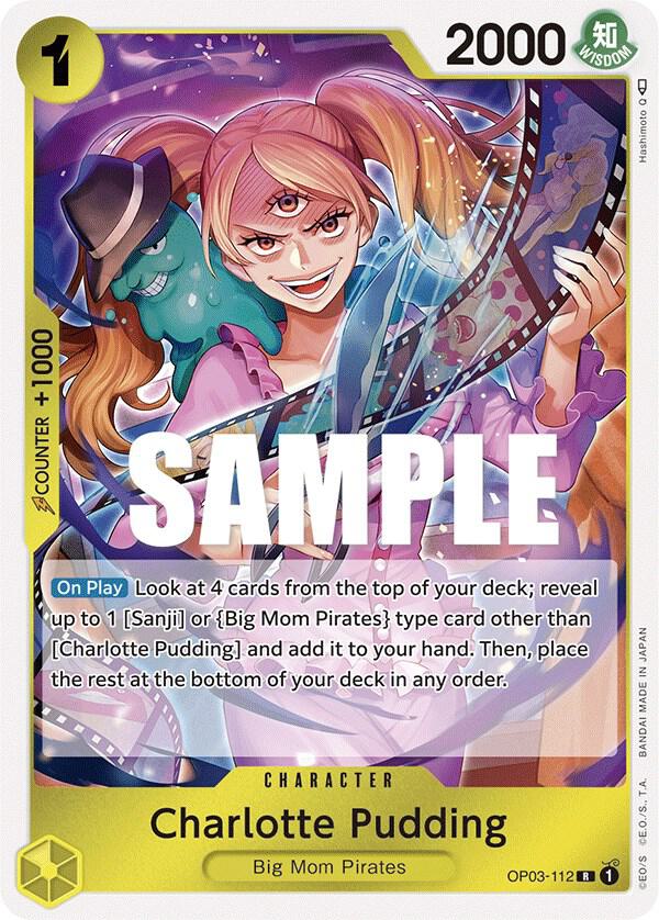 Charlotte Pudding - OP03-112 - Rare Foil (Inglés Foil NM)