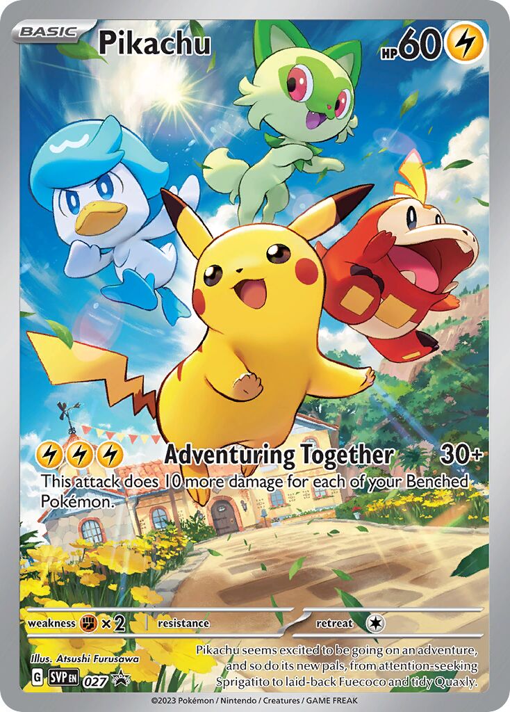 Pikachu - 027 - Promo (Inglés Foil NM)