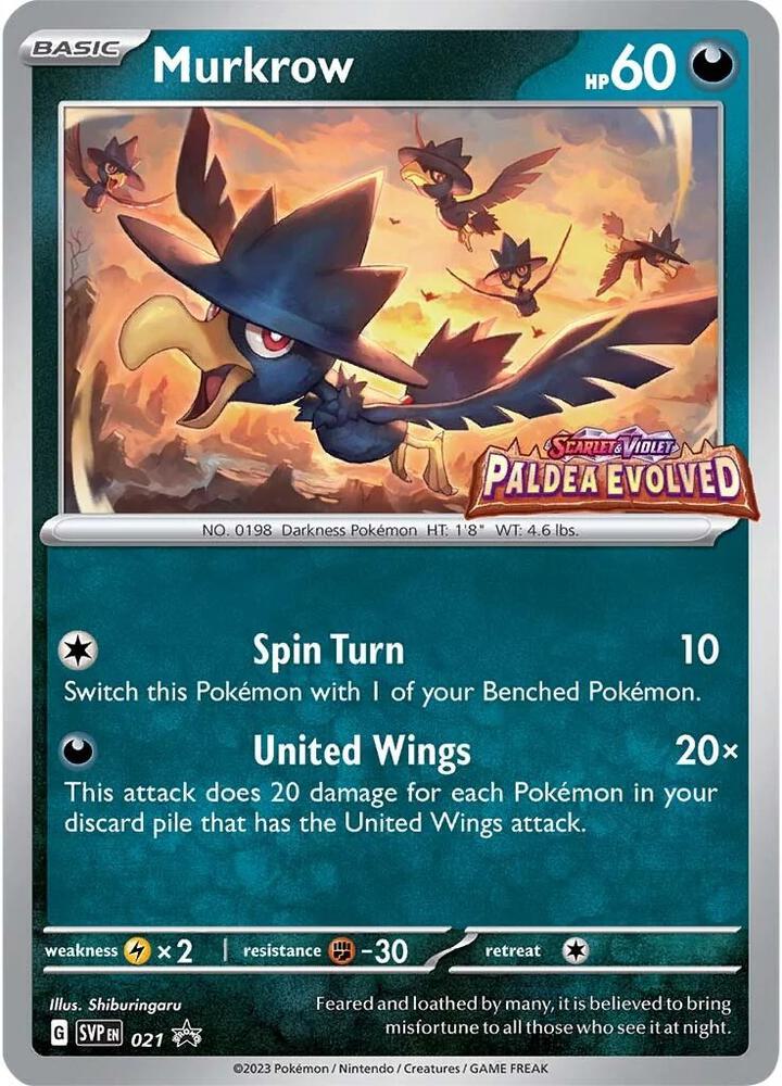 Murkrow - 021 - Promo (Inglés Foil NM)
