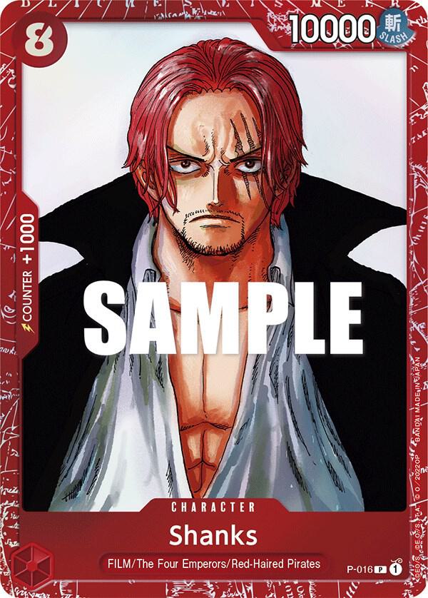 Shanks (Premium Card Collection -ONE PIECE FILM RED Edition-) - P-016 - Promo Foil (Inglés Foil NM)