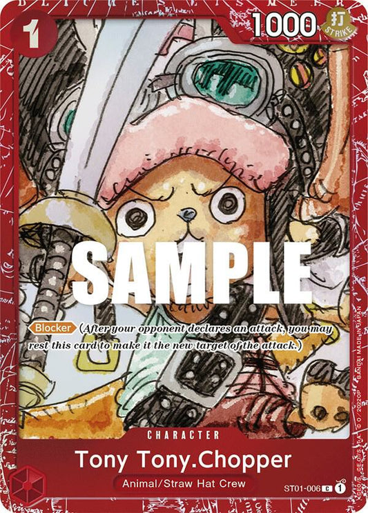 Tony Tony.Chopper (Premium Card Collection -ONE PIECE FILM RED Edition-) - ST01-006 - Common Foil (Inglés Foil NM)