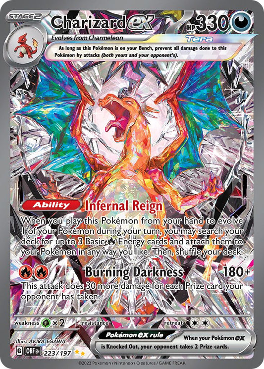 Charizard ex - 223/197 - Special Illustration Rare (Inglés Foil NM)