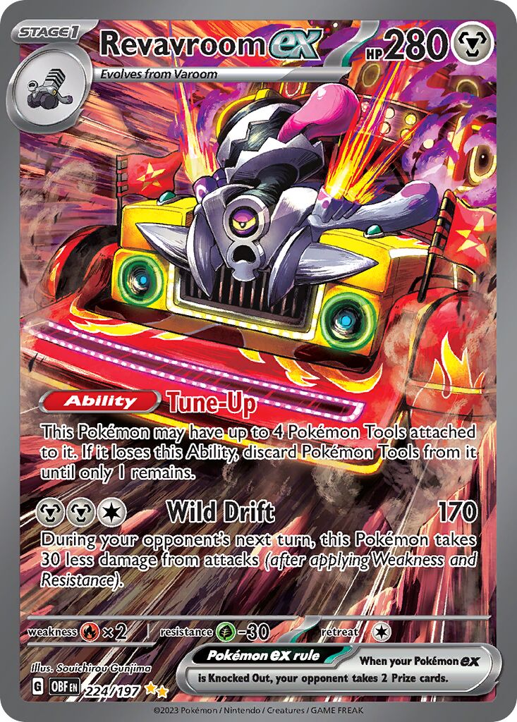 Revavroom ex - 224/197 - Special Illustration Rare (Español Foil NM)