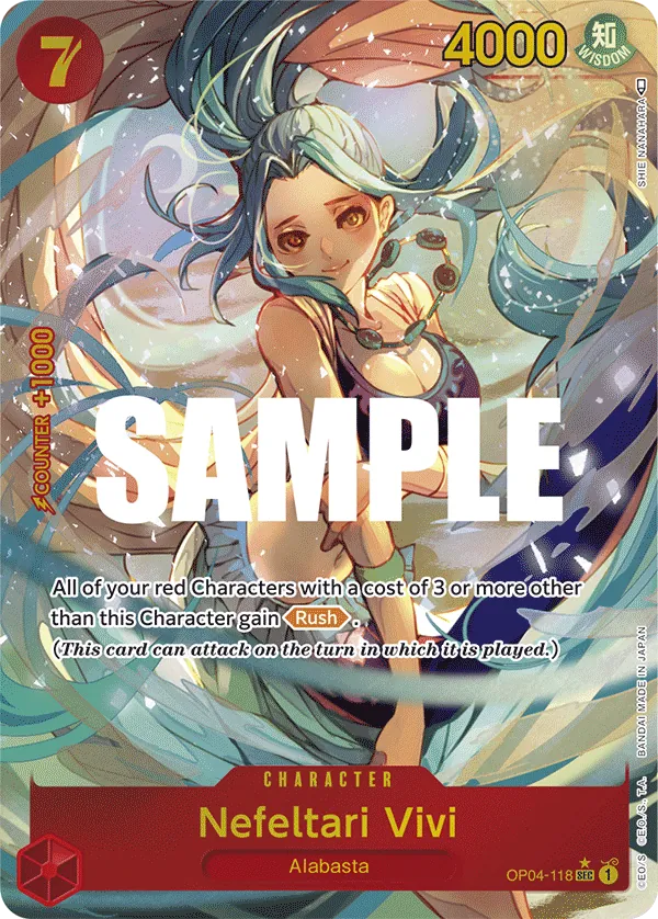 Nefeltari Vivi (118) (Alternate Art) - OP04-118 - Alternate Art Foil (Inglés Foil NM)