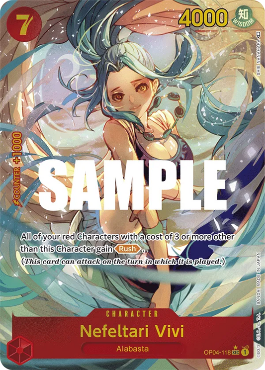 Nefeltari Vivi (118) (Alternate Art) - OP04-118 - Alternate Art Foil (Inglés Foil NM)
