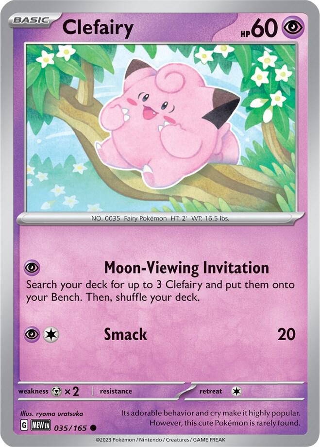 Clefairy - 035/165 - Common (Español NM)
