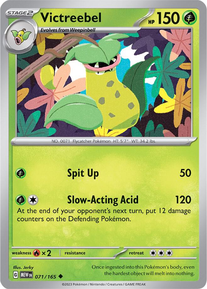 Victreebel - 071/165 - Uncommon (Español NM)