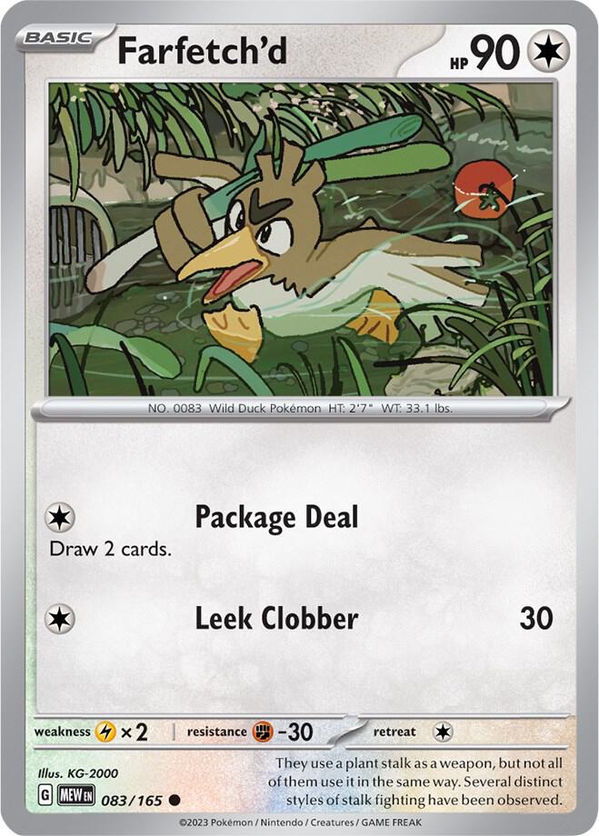 Farfetch'd - 083/165 - Common (Español NM)