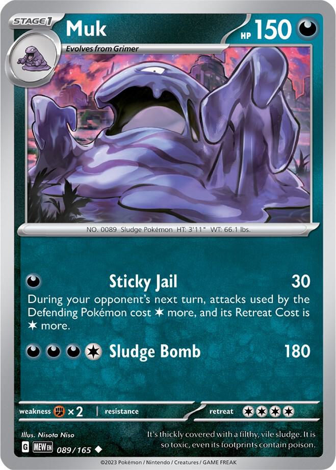Muk - 089/165 - Uncommon (Español NM)