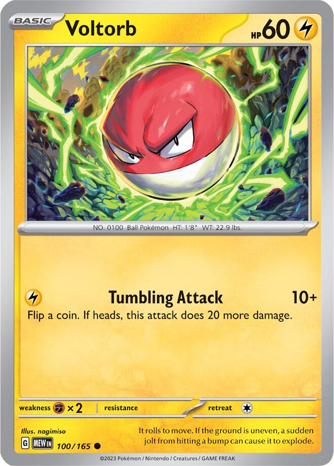Voltorb - 100/165 - Common (Español NM)