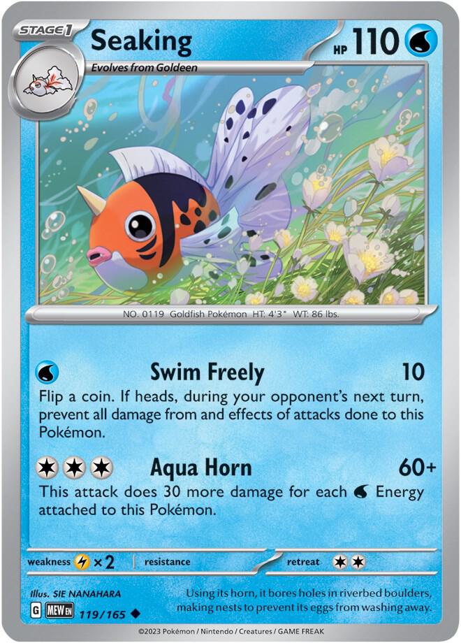 Seaking - 119/165 - Uncommon (Español NM)