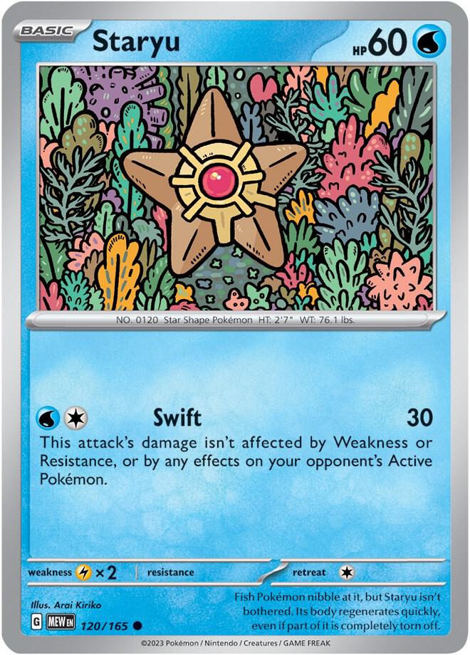 Staryu - 120/165 - Common (Español NM)