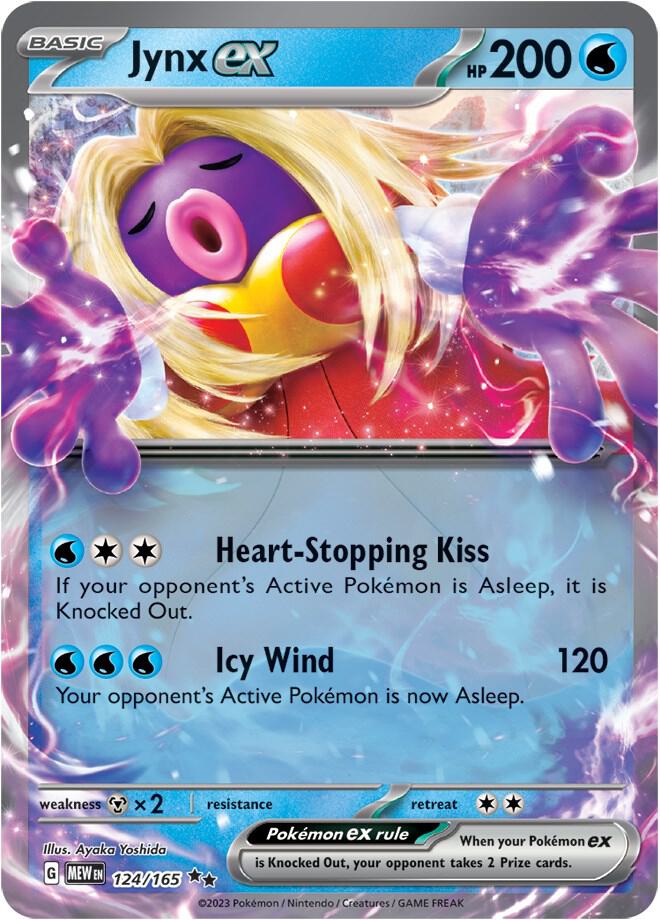Jynx ex - 124/165 - Double Rare (Inglés Foil NM)