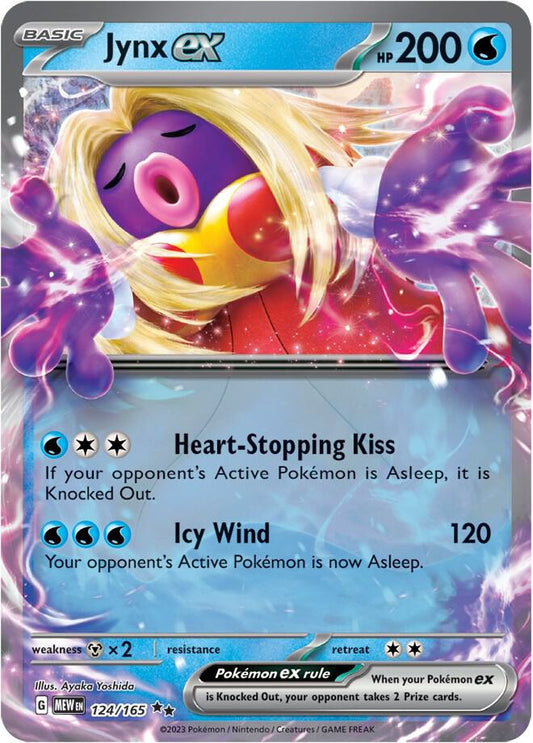 Jynx ex - 124/165 - Double Rare (Inglés Foil NM)