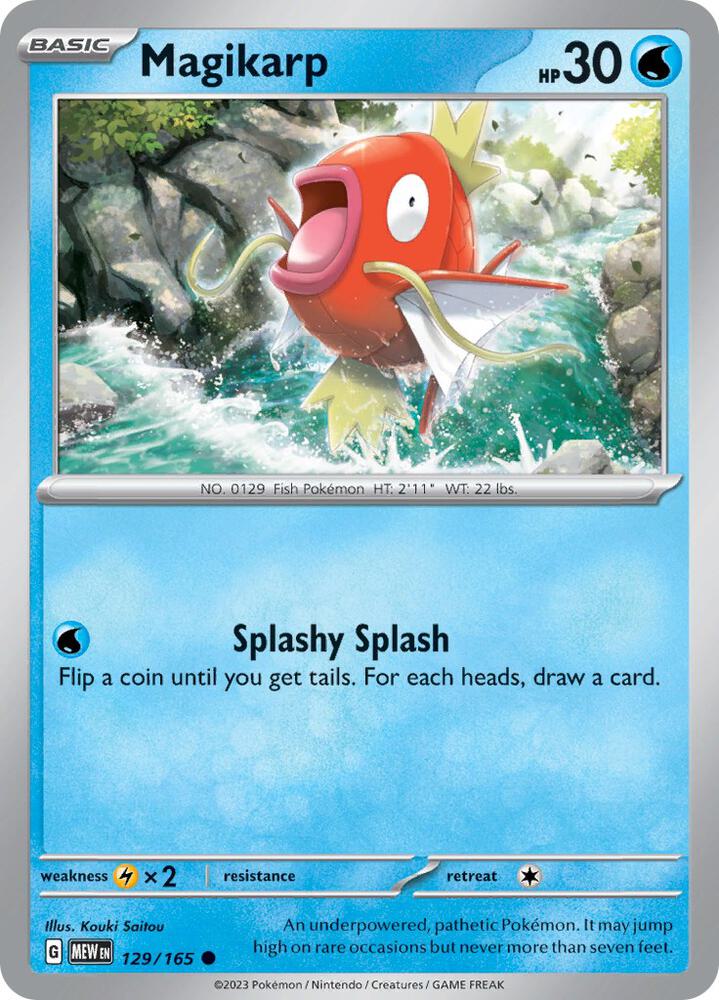Magikarp - 129/165 - Common (Español NM)