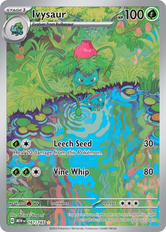 Ivysaur - 167/165 - Illustration Rare (Inglés Foil NM)