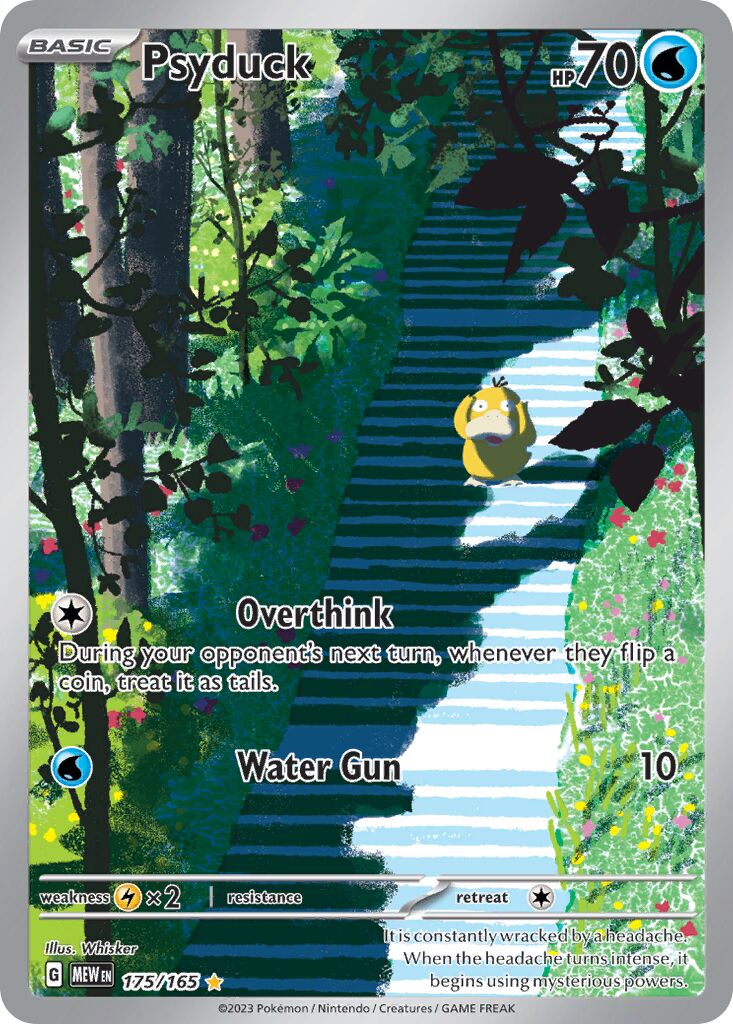 Psyduck - 175/165 - Illustration Rare (Español Foil NM)