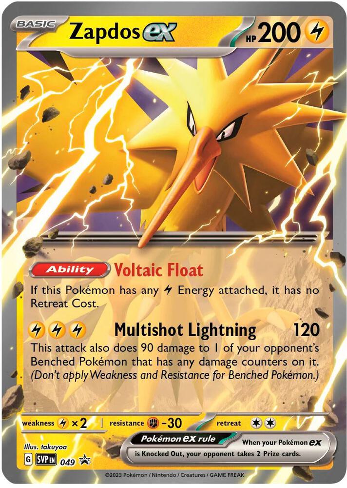 Zapdos ex - 049 - Promo (Español Foil NM)