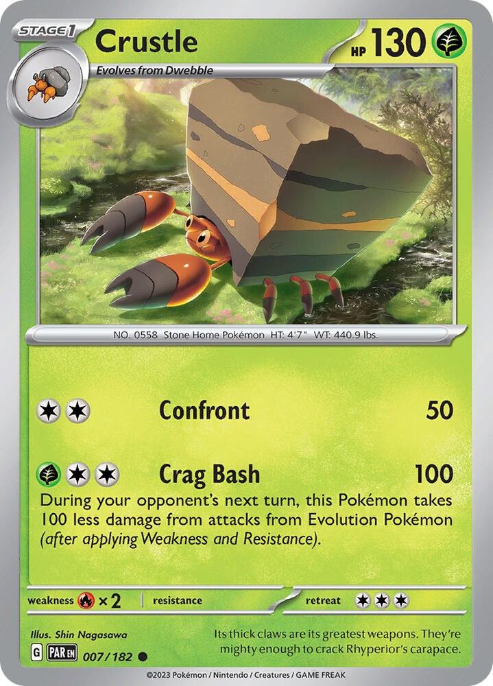 Crustle - 007/182 - Common (Español Reverse Holo NM)