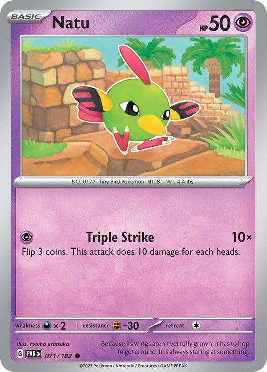 Natu - 071/182 - Common (Inglés Reverse Holo NM)