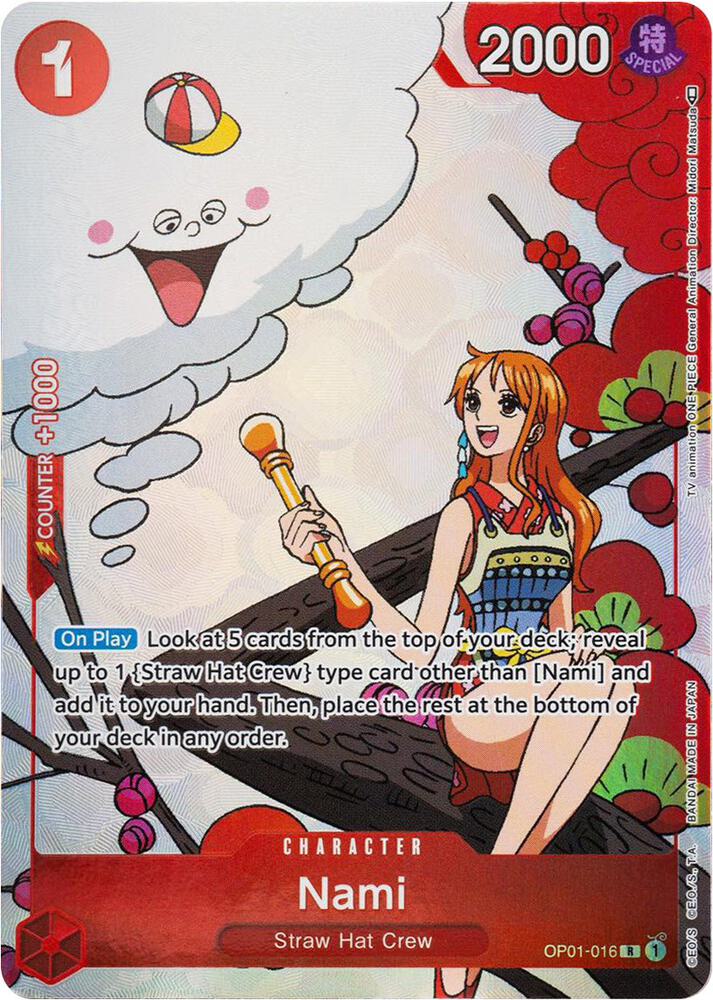 Nami (Gift Collection 2023) - OP01-016 - Rare Foil (Inglés Foil NM)