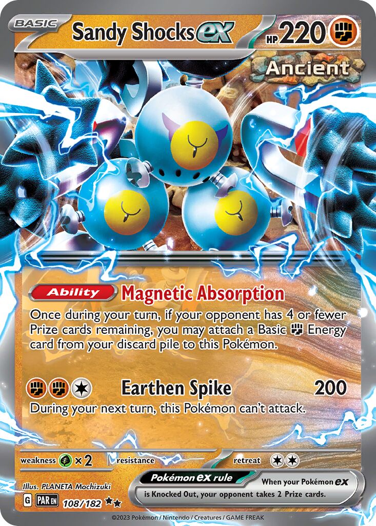 Sandy Shocks ex - 108/182 - Double Rare (Español Foil NM)
