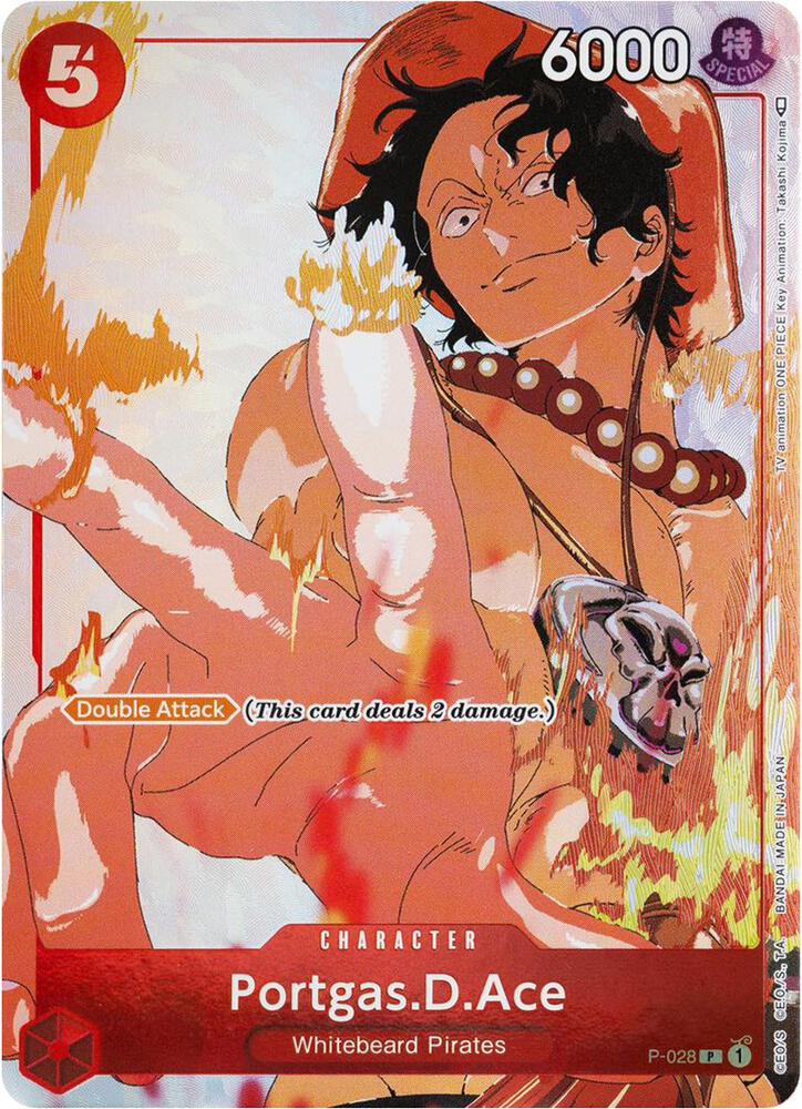 Portgas.D.Ace (Gift Collection 2023) - P-028 - Promo Foil (Inglés Foil NM)
