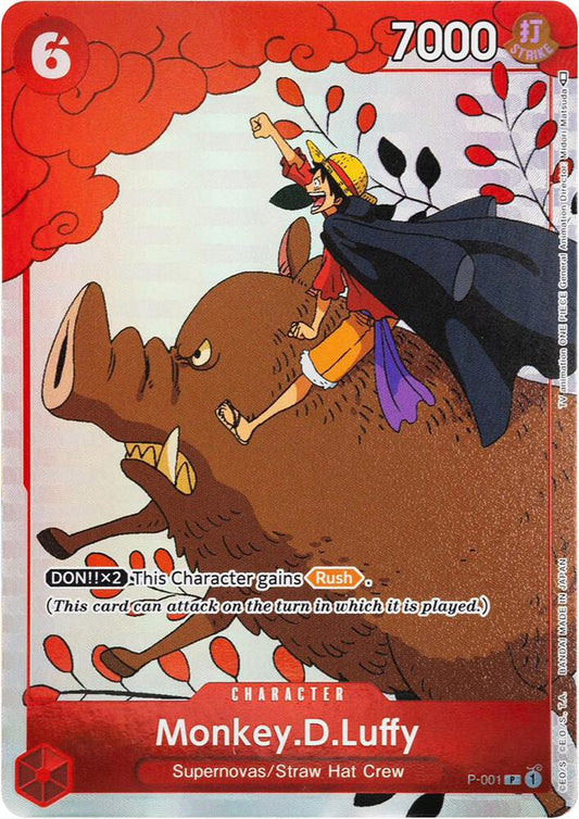 Monkey.D.Luffy (Gift Collection 2023) - P-001 - Promo Foil (Inglés Foil NM)