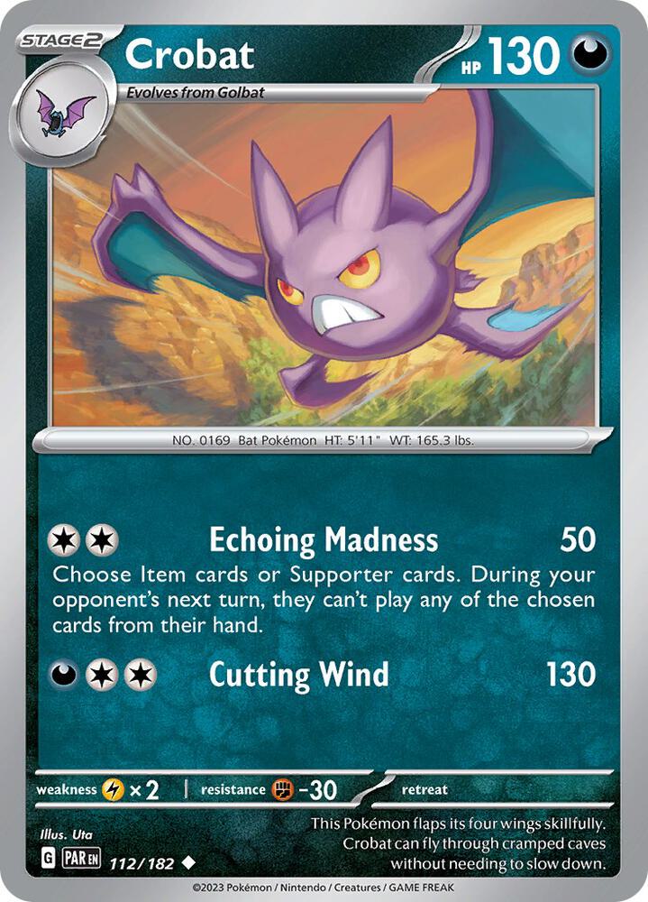 Crobat - 112/182 - Uncommon (Inglés NM)