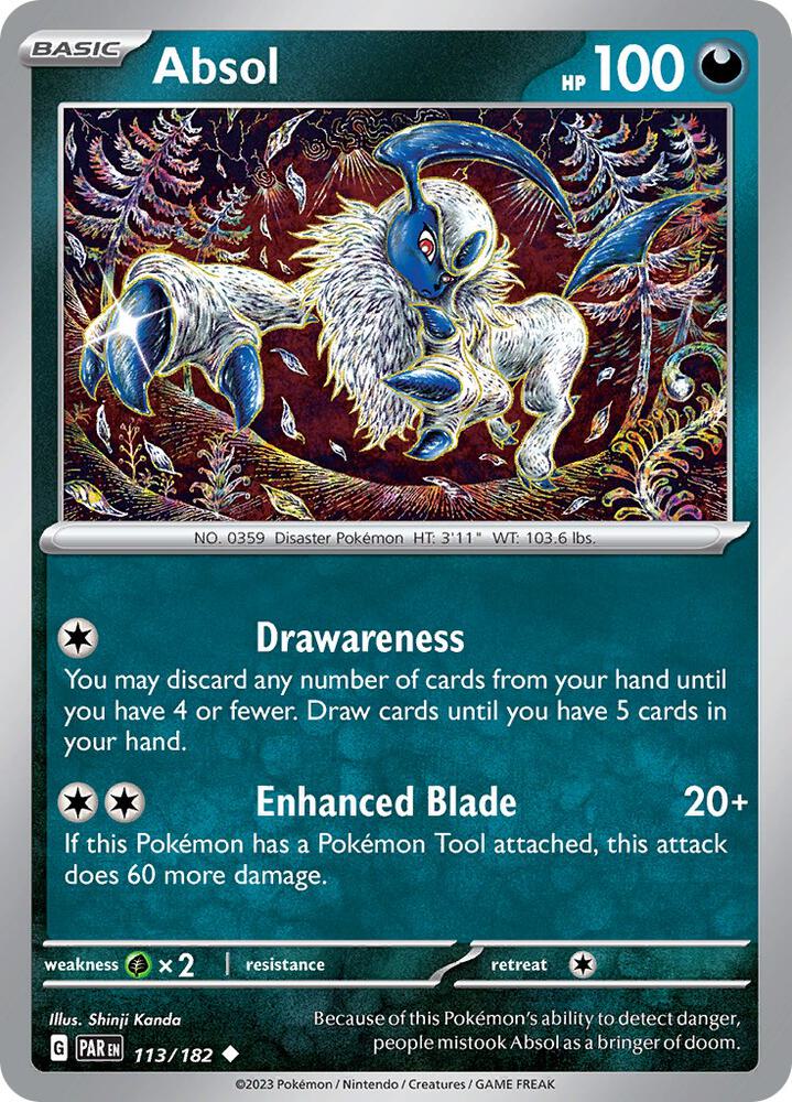 Absol - 113/182 - Uncommon (Inglés NM)