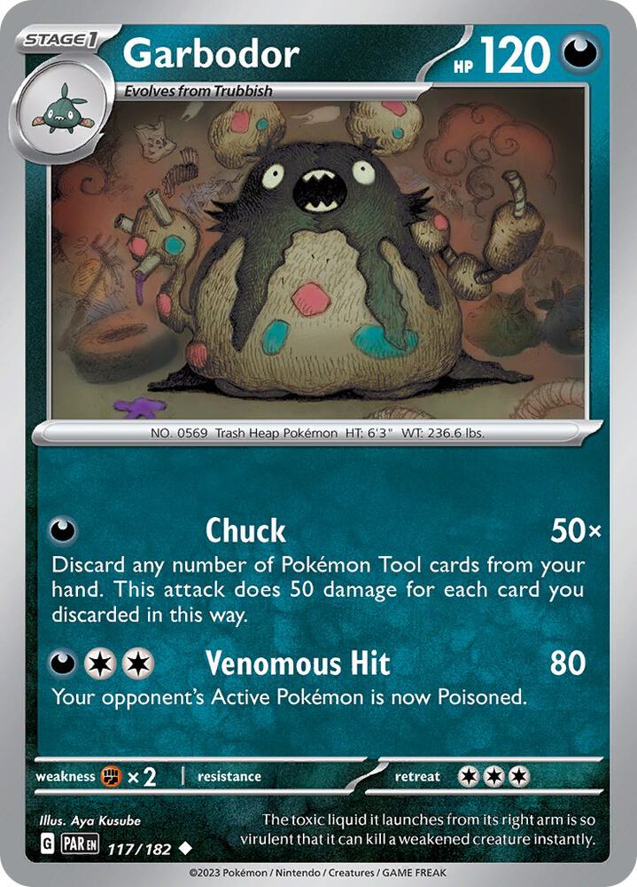 Garbodor - 117/182 - Uncommon (Inglés NM)