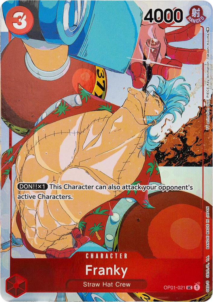 Franky (Gift Collection 2023) - OP01-021 - Uncommon Foil (Inglés Foil LP)