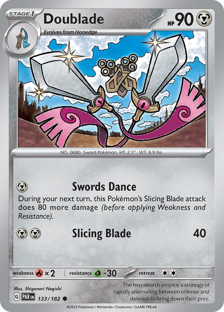 Doublade - 133/182 - Common (Inglés NM)