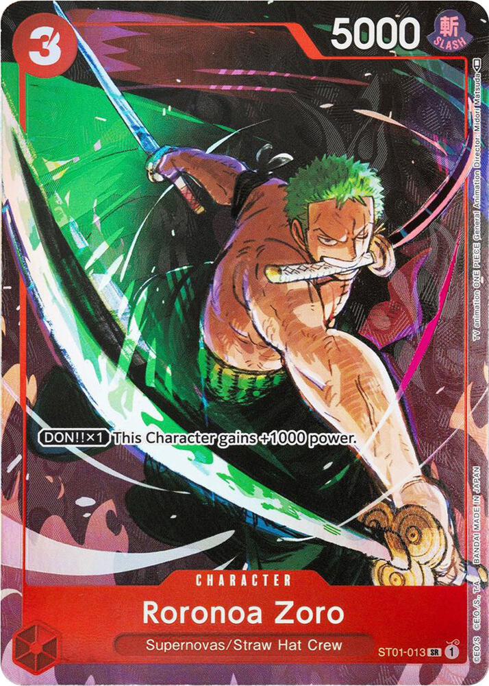 Roronoa Zoro (Gift Collection 2023) - ST01-013 - Super Rare Foil (Inglés Foil NM)