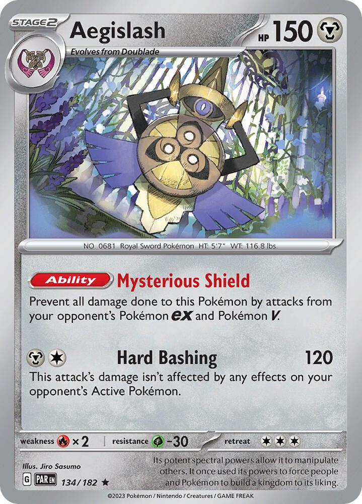 Aegislash - 134/182 - Rare (Inglés Foil NM)
