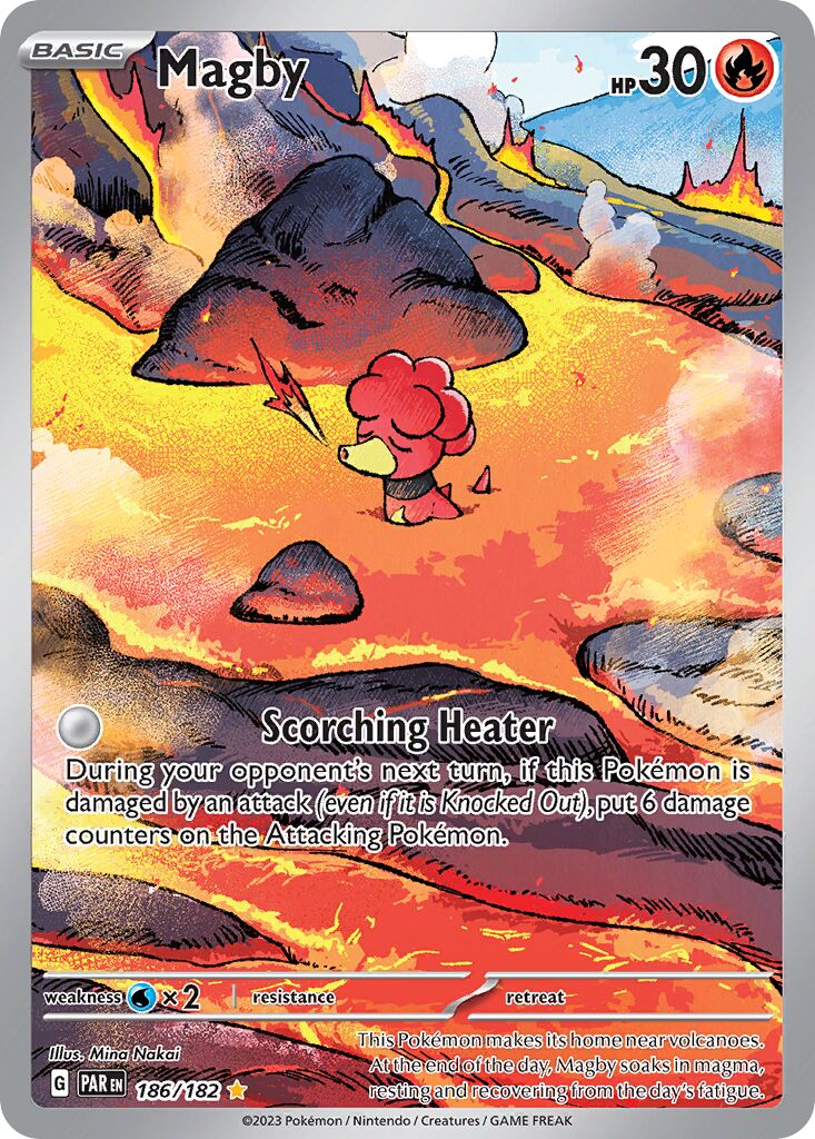 Magby - 186/182 - Illustration Rare (Inglés Foil NM)