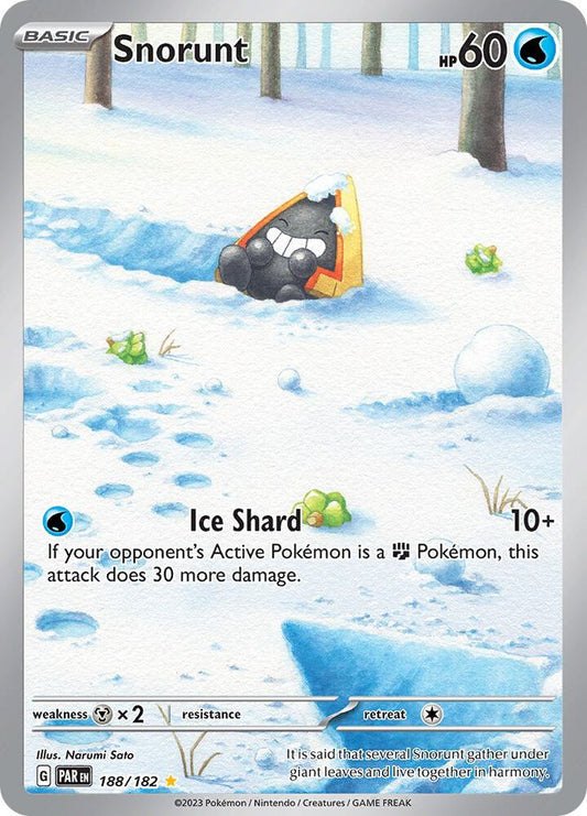 Snorunt - 188/182 - Illustration Rare (Inglés Foil NM)