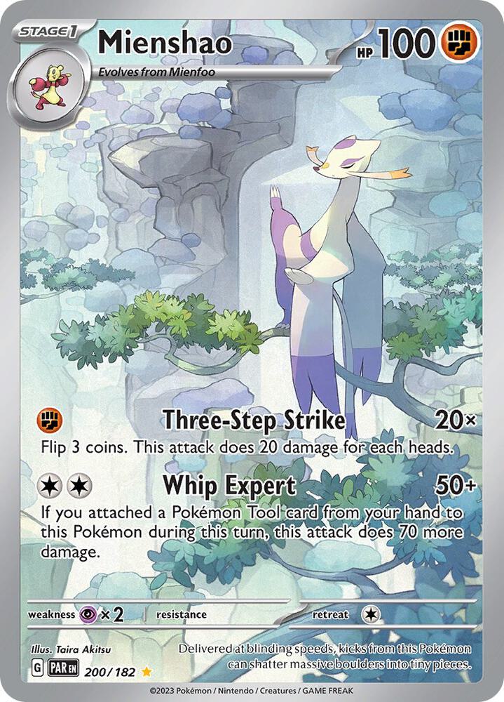 Mienshao - 200/182 - Illustration Rare (Inglés Foil NM)