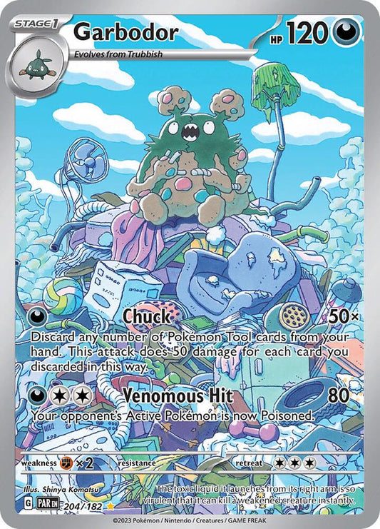 Garbodor - 204/182 - Illustration Rare (Inglés Foil NM)