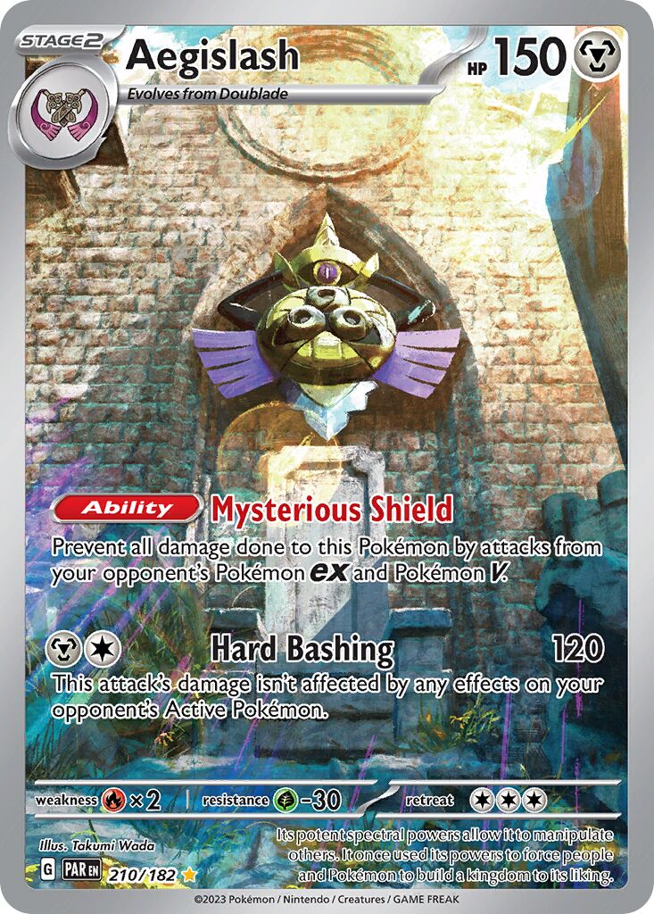 Aegislash - 210/182 - Illustration Rare (Inglés Foil NM)