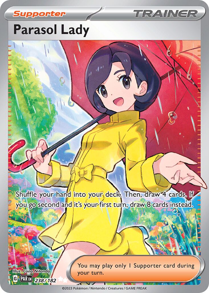 Parasol Lady - 238/182 - Ultra Rare (Inglés Foil NM)